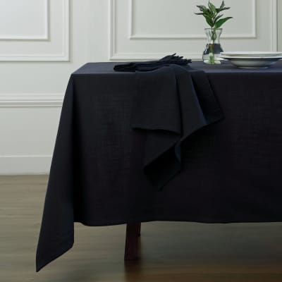 Nappe toile de coton 150x250 fusain