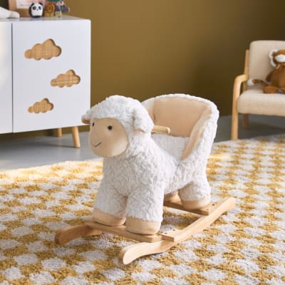Fauteuil mouton à bascule pour enfant