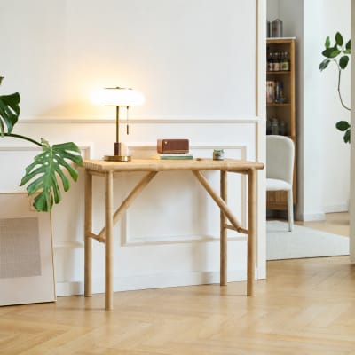 Console en bois de bambou massif