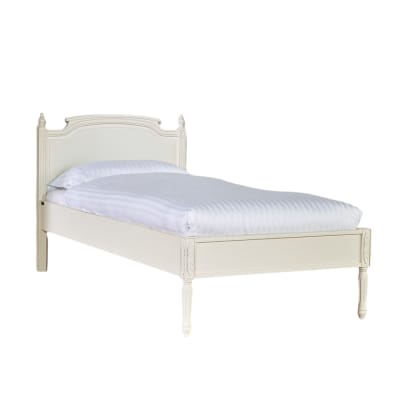 Lit 90x190 en acacia blanc