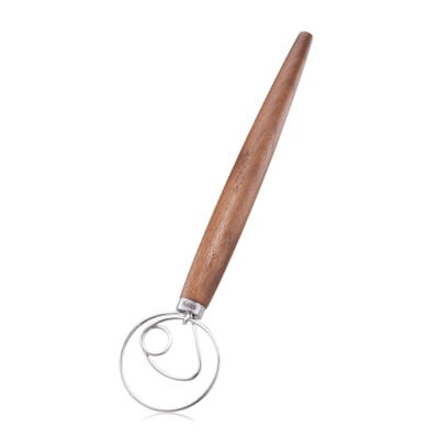 Fouet Danois   marron en inox H1