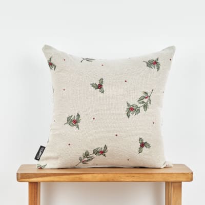 Housse de coussin jacquard multicolore 45x45cm