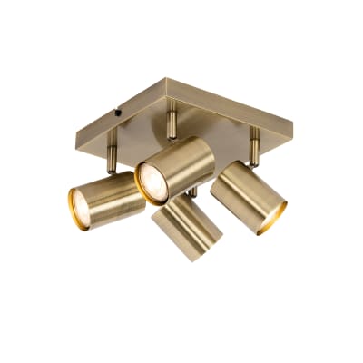 Spot moderne bronze 4 lumières orientable