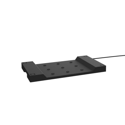 Socle de chargement 9 lampes plastique noir 51cm