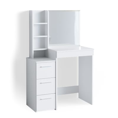 Coiffeuse avec miroir blanc 80x127.4cm