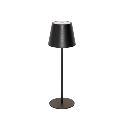 Lampe de table noire led dimmable rechargeable ip54