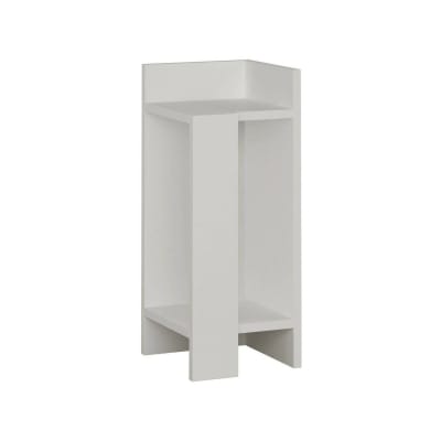 Chevet effet bois blanc 25x27  cm