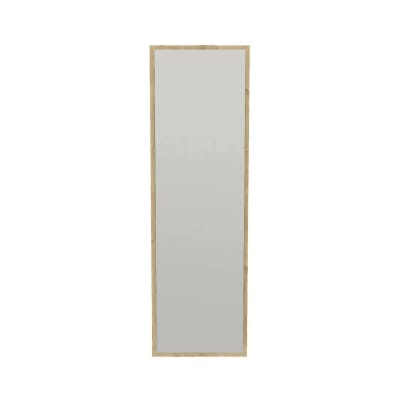 Miroir bois nobilé chêne brun 50x160h cm