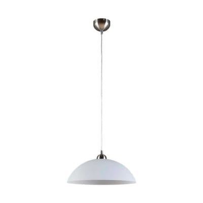 Suspension en verre en verre blanc