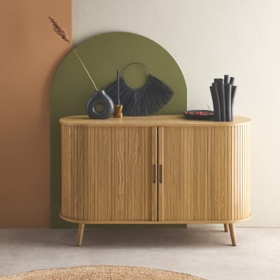 Buffet scandinave 2 portes, naturel