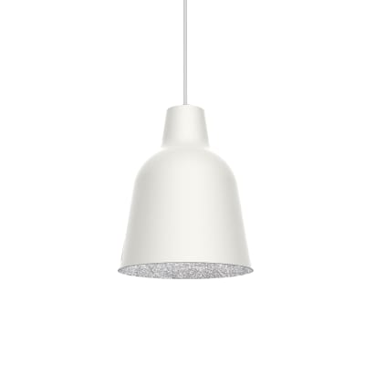 Dong - lampe à suspension en métal argenté bianco e27
