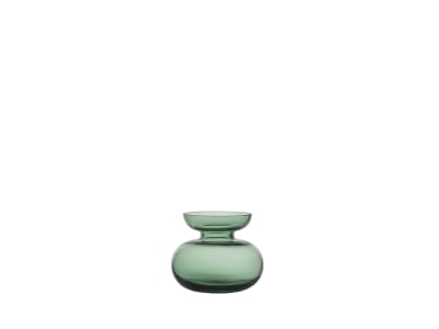 Vase en verre soufflé à la bouche vert mousse