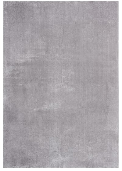 Tapis lavable et antidérapant, uni, gris, 240 x 340 cm