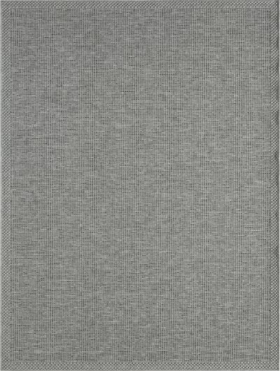 Tapis extérieur cuisine balcon terrasse sisal, gris, 200 x 280 cm