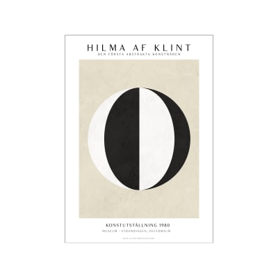 Affiche ''Hilma af Klint - Black White'' sans cadre  - 70 x 100 cm