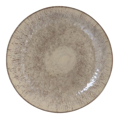 Assiette de présentation  32 cm beige en grès