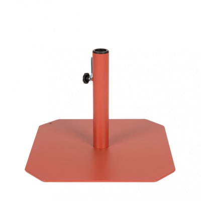 Pied de parasol en métal  - terracotta