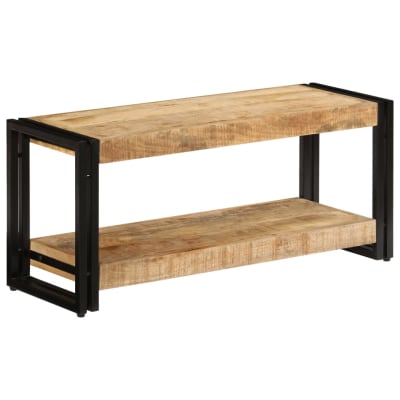 Meuble tv bois marron 90 x 30 x 40 cm