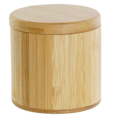 Pot à sel rond bambou 8,5x8,5x8,5cm