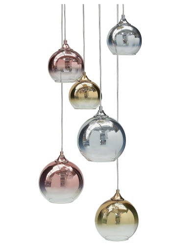 Suspension d’intérieur verre laiton