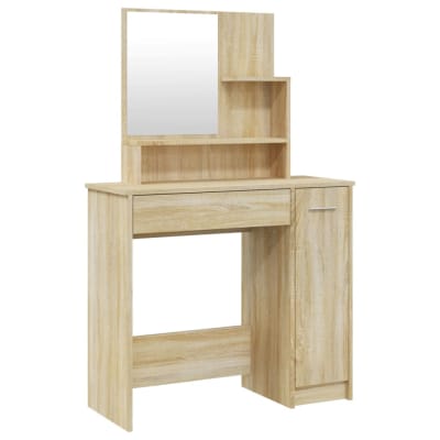 Coiffeuse design contemporaine avec 86 x 35 x 136 cm beige