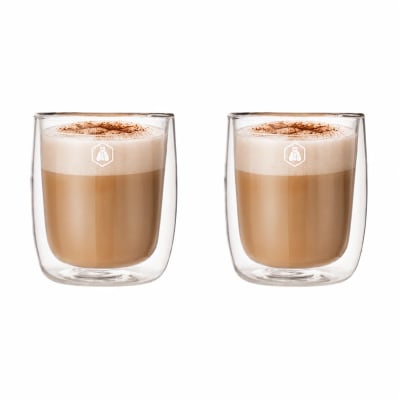 Lot de 2 tasses à cappuccino double paroi