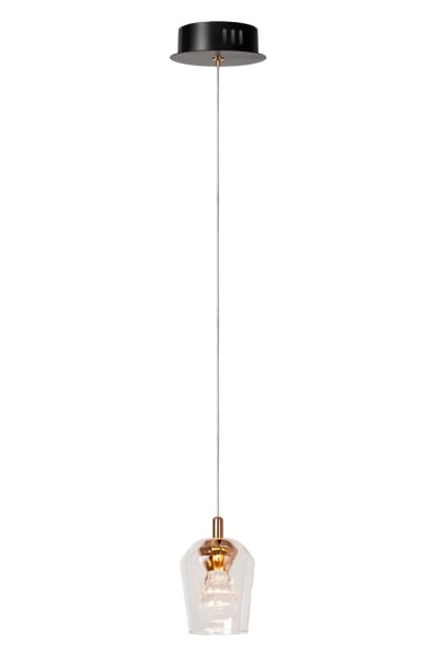 Suspension verre 1 lumière verre transparent
