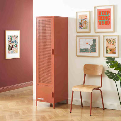 Vestiaire  métal terracotta h180cm