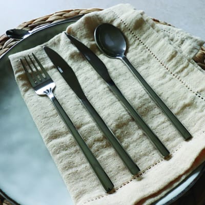 Lot de 6 couteaux à steak en acier inoxydable