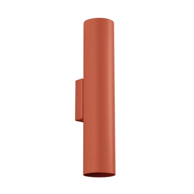 Applique Acier Ocre Rouge GU10 2 Lagos