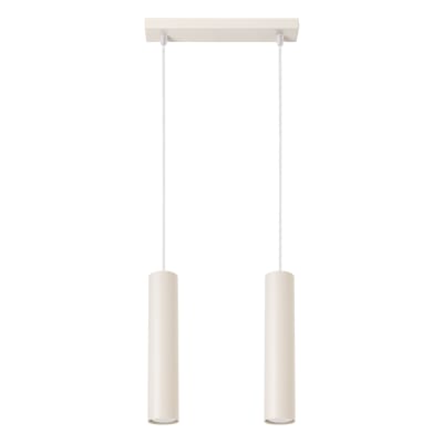 Suspension Acier Beige GU10 2 Lagos