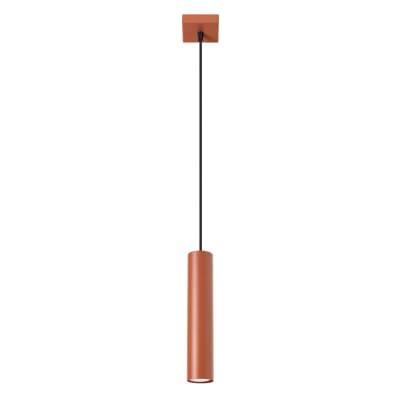Suspension Acier Ocre Rouge GU10 1 Lagos