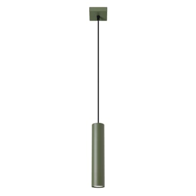 Suspension Acier Vert Olive GU10 1 Lagos