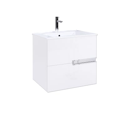 Meuble de salle de bains effet bois 46x60x56cm