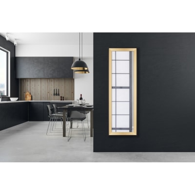 Miroir déco design en bois doré