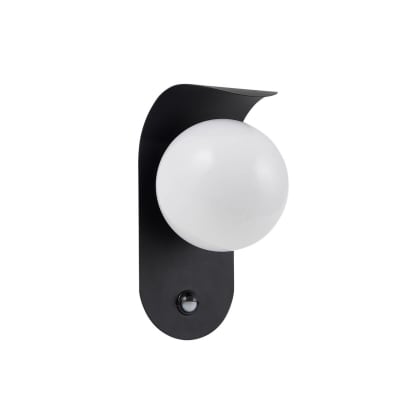 Applique extérieure en aluminium noir
