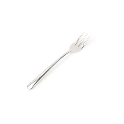 Lot de 6 fourchette à gâteau argent en métaux 16cm