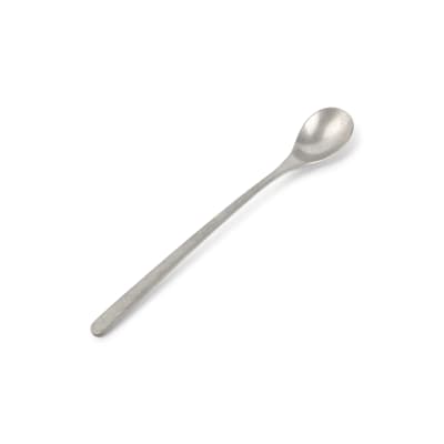 Lot de 6 cuillère à long drink argent en métaux 22cm