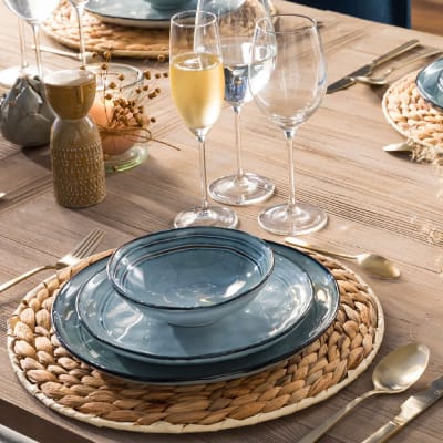 Set de table en jacinthe osier naturel ø 35 cm