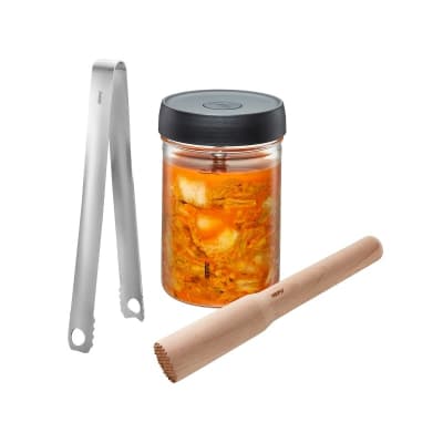 Pot fermentation en verre 1L et accessoires