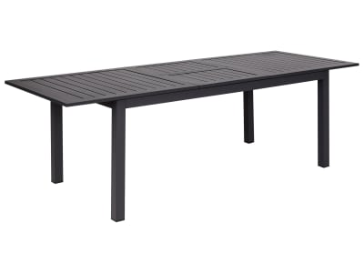 Table de jardin 8 personnes en aluminium gris