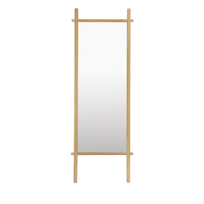 Miroir en bois 58x160cm - Bois clair