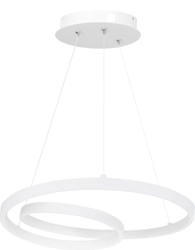 Essenz - suspension en métal, coloris blanc, l 40 cm
