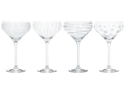 Cheers Pack de 4 soucoupes à champagne