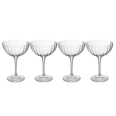 Verres à coupe en cristal Treviso, lot de 4, 300ml