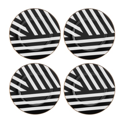 Assiettes d'appoint Luxe Deco China, lot de 4, 21cm