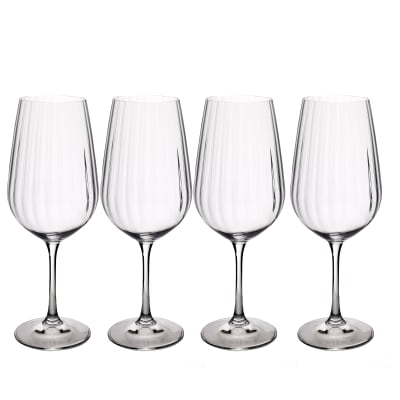 Verres à vin rouge en cristal Treviso, lot de 4, 600ml