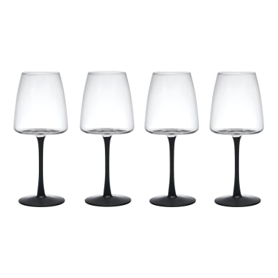 Verres à vin blanc en cristal Palermo, lot de 4, 400ml