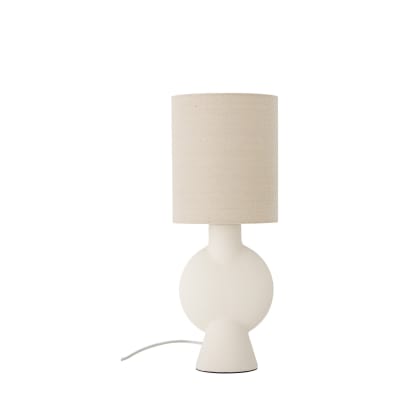 Lampe de table en grès nature h55