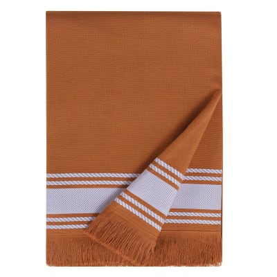 Serviette de plage auburn 100x180 cm